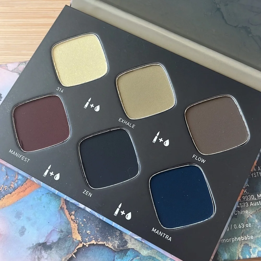 Brand New Morphe Ashley Strong Affirmation Magic Eyeshadow Palette & Cake Liner